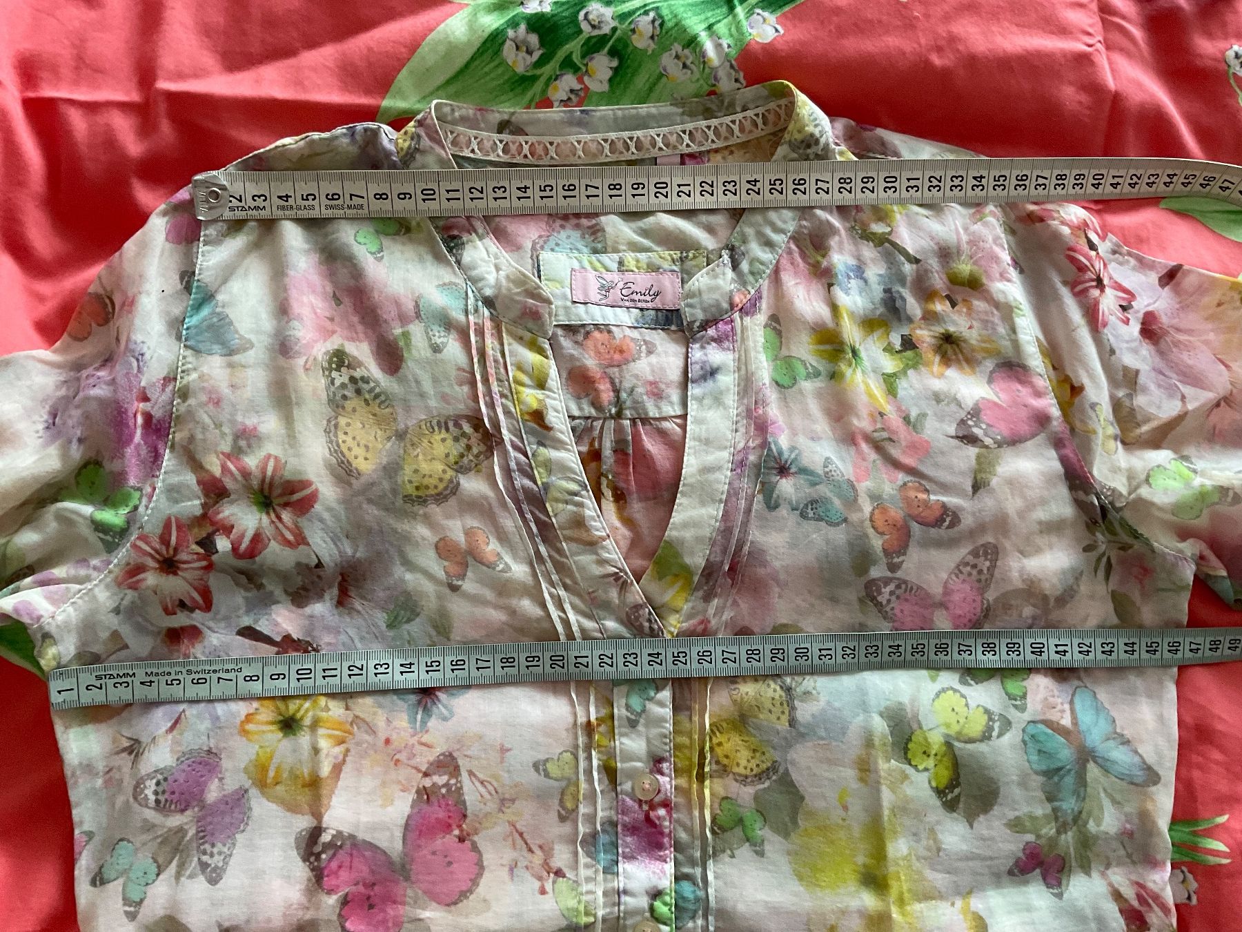 Emily van den Bergh Camicette: Emily van den Bergh Bluse Gr 34 feine Baumwolle – Usato da Urdorf venduto da alda02 5