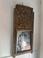 Sehr alter französischer Spiegel blind Holz Shabby Chic