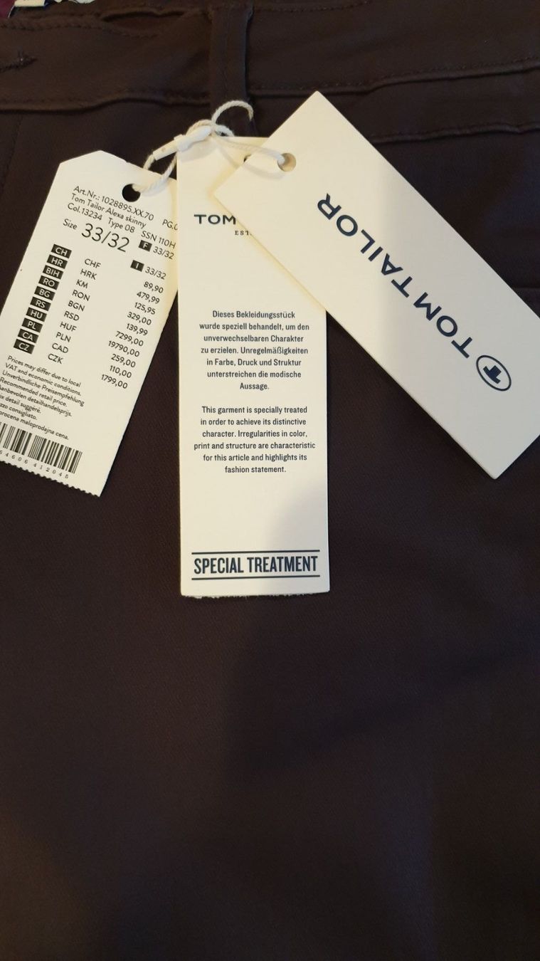 Tom Tailor Pantaloni: DAMEN HOSE – Nuovo e nell'imballaggio originale da Thun venduto da Vecgou 2