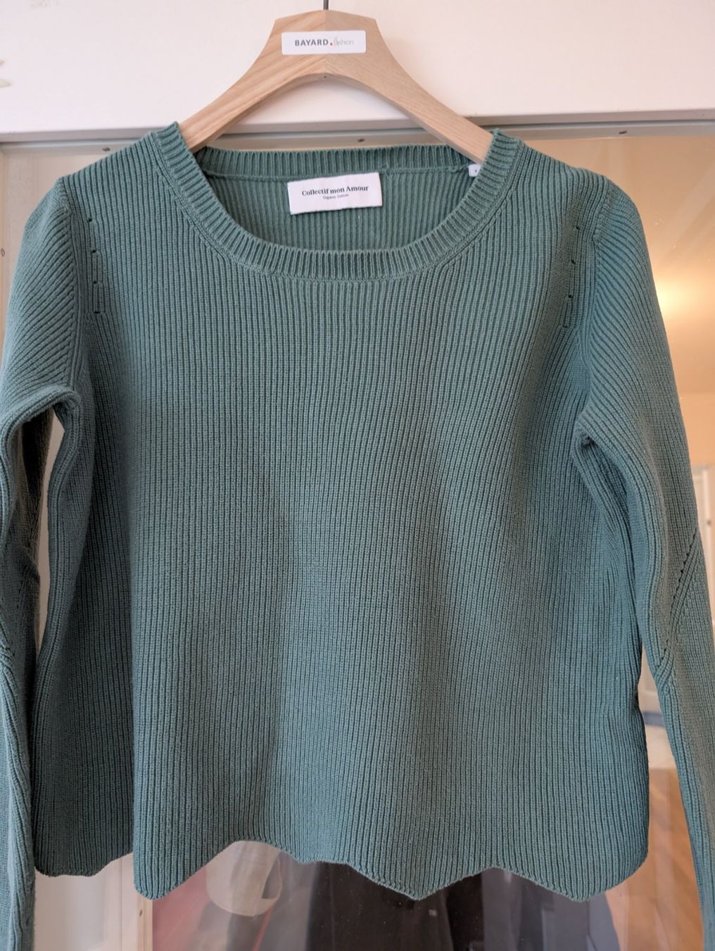 Maglioni & Felpe: Grüner Pulli von Collectif mon Amour, Grösse S – Usato da Greifensee venduto da Floh02