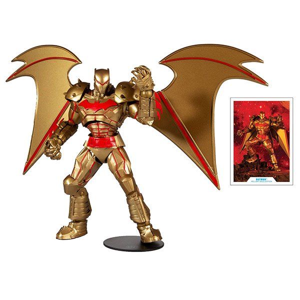 Statuette: DC Multiverse Batman Hellbat Suit (Gold Edition) Actionfigur – Nuovo e nell'imballaggio originale da Zofingen venduto da ActionSpielzeug 1