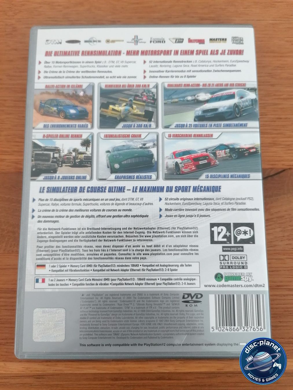 Giochi: PS2 - DTM Race Driver 2 (2004) – Usato da Embrach venduto da disc-planet 4