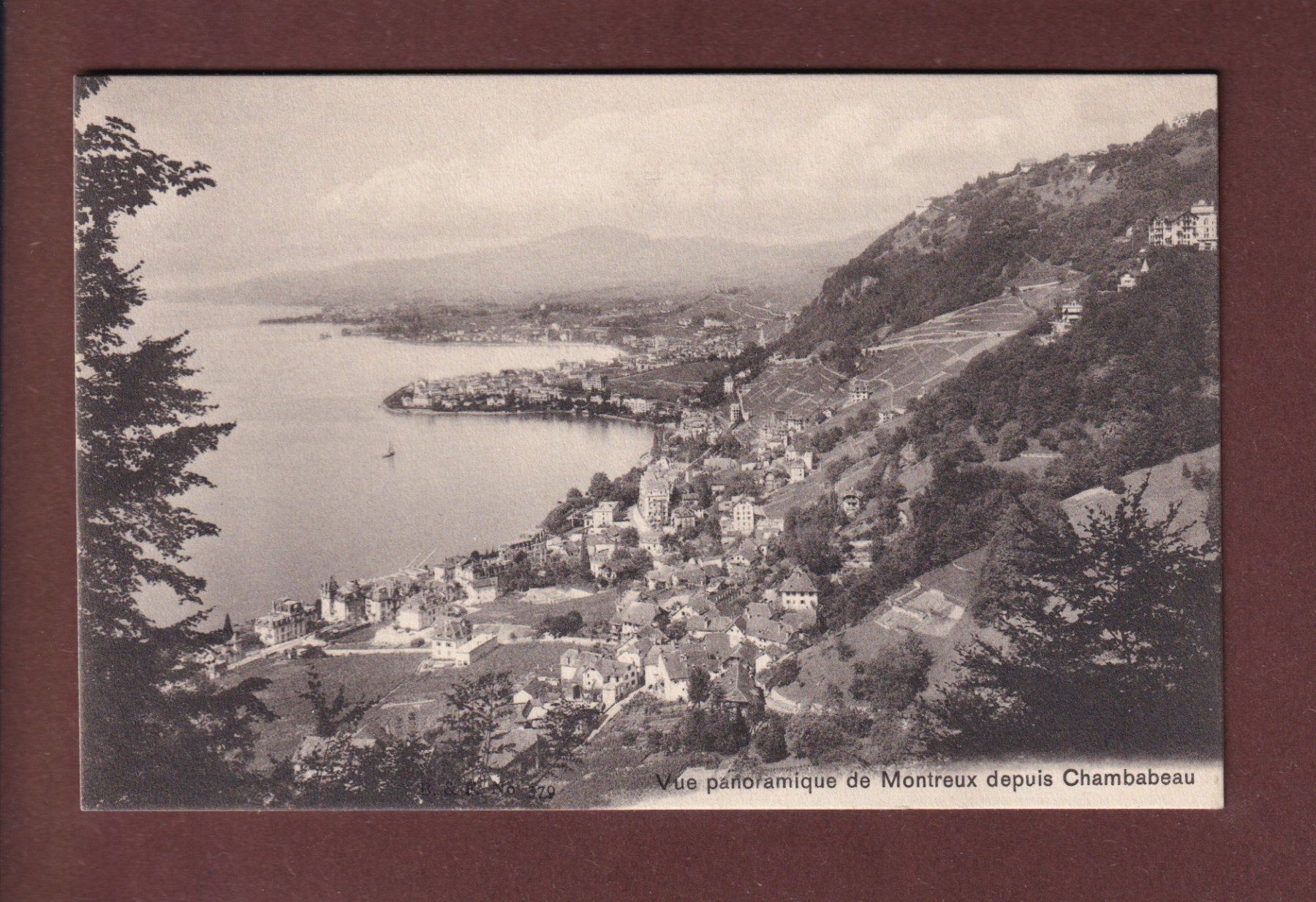 Cartoline postali: MONTREUX depuis Chambabeau – Usato da Pully venduto da nicecards