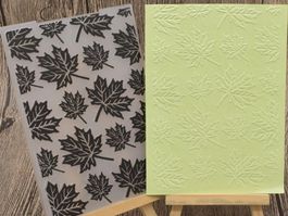 Prägeschablone Nr.337, Blätter (Sizzix geeignet)