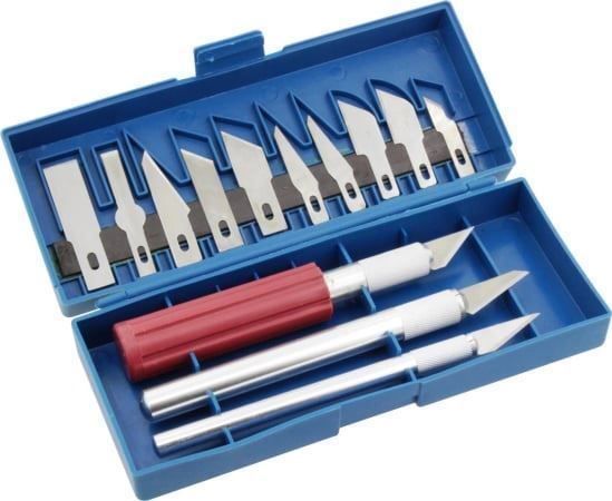 Coltelli: 13teiliges Bastel - Messer Set – Nuovo e nell'imballaggio originale da St. Gallen venduto da schnaeppchen-preise
