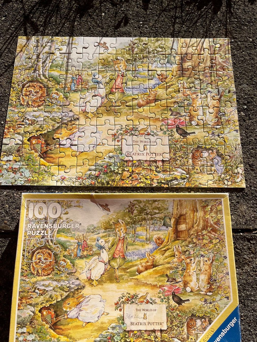 Ravensburger Puzzles: 100 Teile, Beatrix Potter - Beim Spaziergang – Gebraucht aus Zürich von Gurkis 3