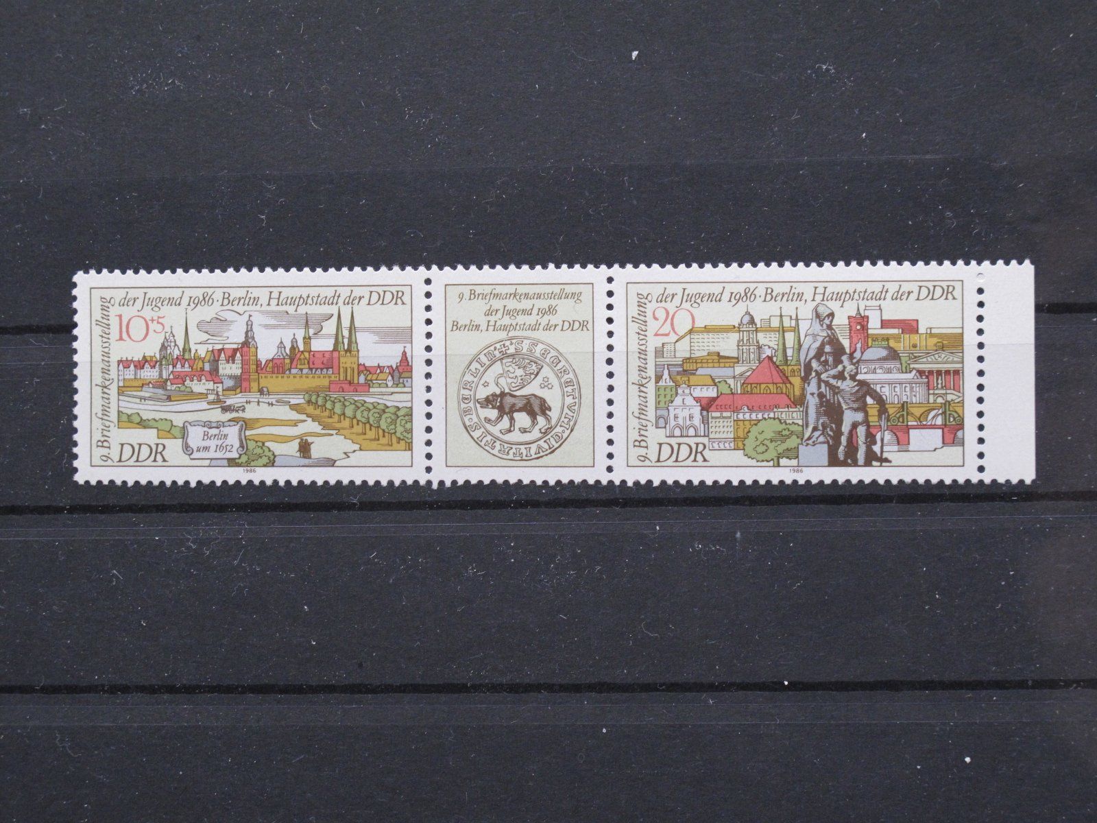 Tutti i francobolli: DDR 1986 Briefmarkenausstellung ** – Usato da Wil SG venduto da fva01