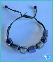 ARMBAND ECHTE STEINE EDELSTEINARMBAND STEINARMBAND SODALITH