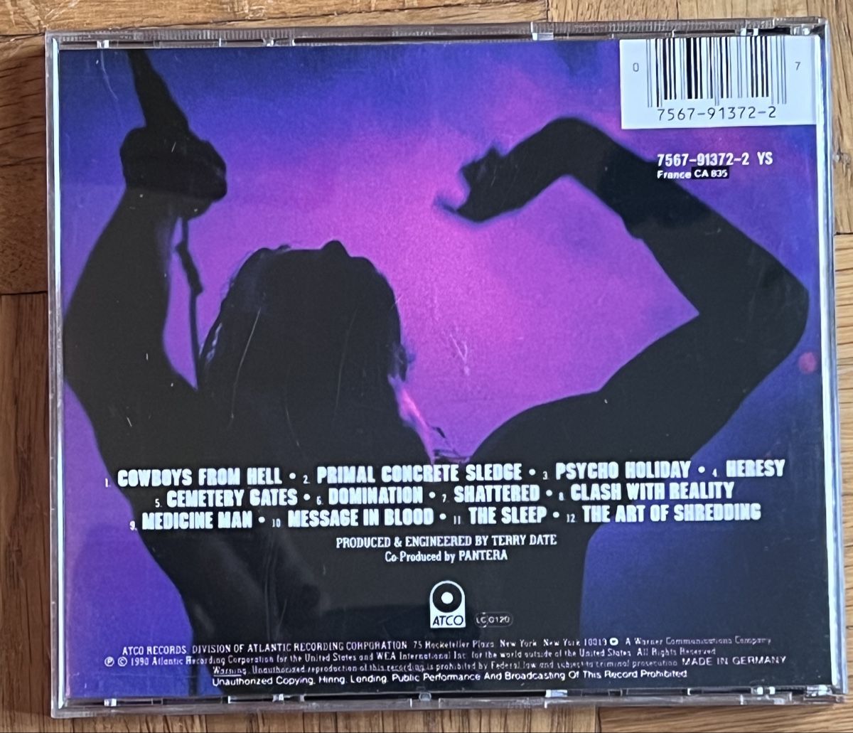 CD: Pantera Cowboys From Hell  – Usato da Dino venduto da ani_ypr9 2