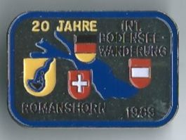 Bodensee Wanderung 1989, Pin