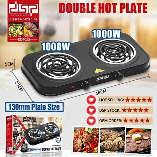 Elettrodomestici da cucina: DBL HOT PLATE 1000W KD4055 – Nuovo e nell'imballaggio originale da Reiden venduto da Shop-Sale