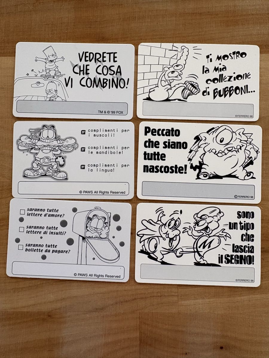Cartoline: kleine Spruch Karten / italienisch – Nuovo (secondo la descrizione) da Rümlang venduto da baselsale1 1
