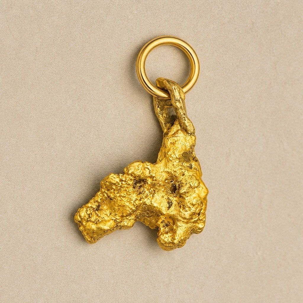 Edelmetalle: Gold Nugget Anhänger – Neu (gemäss Beschreibung) aus Wohlen AG von Maewa-Gold 1