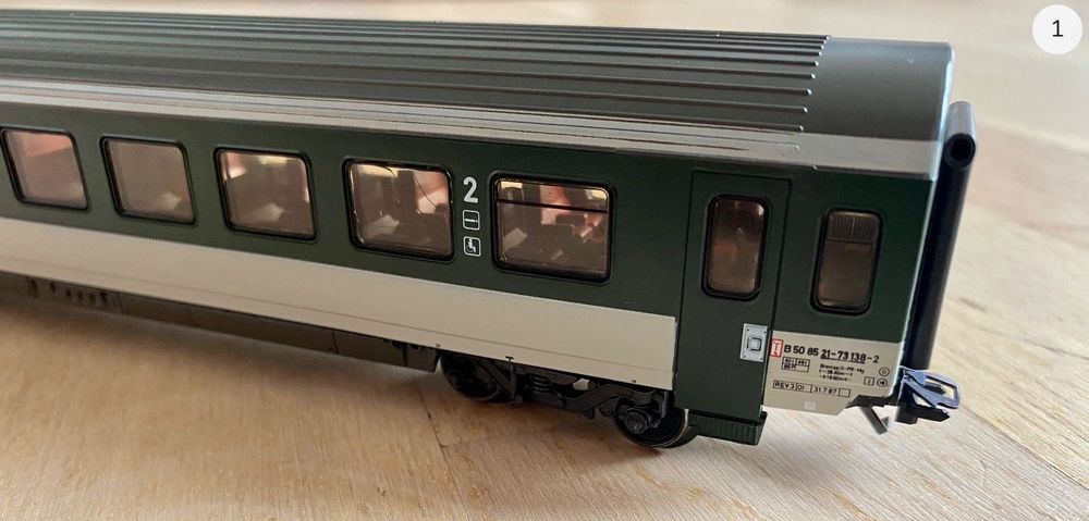 Märklin Z : DB fourgon bagages 2 essieux (Gebraucht) in Buttes für CHF