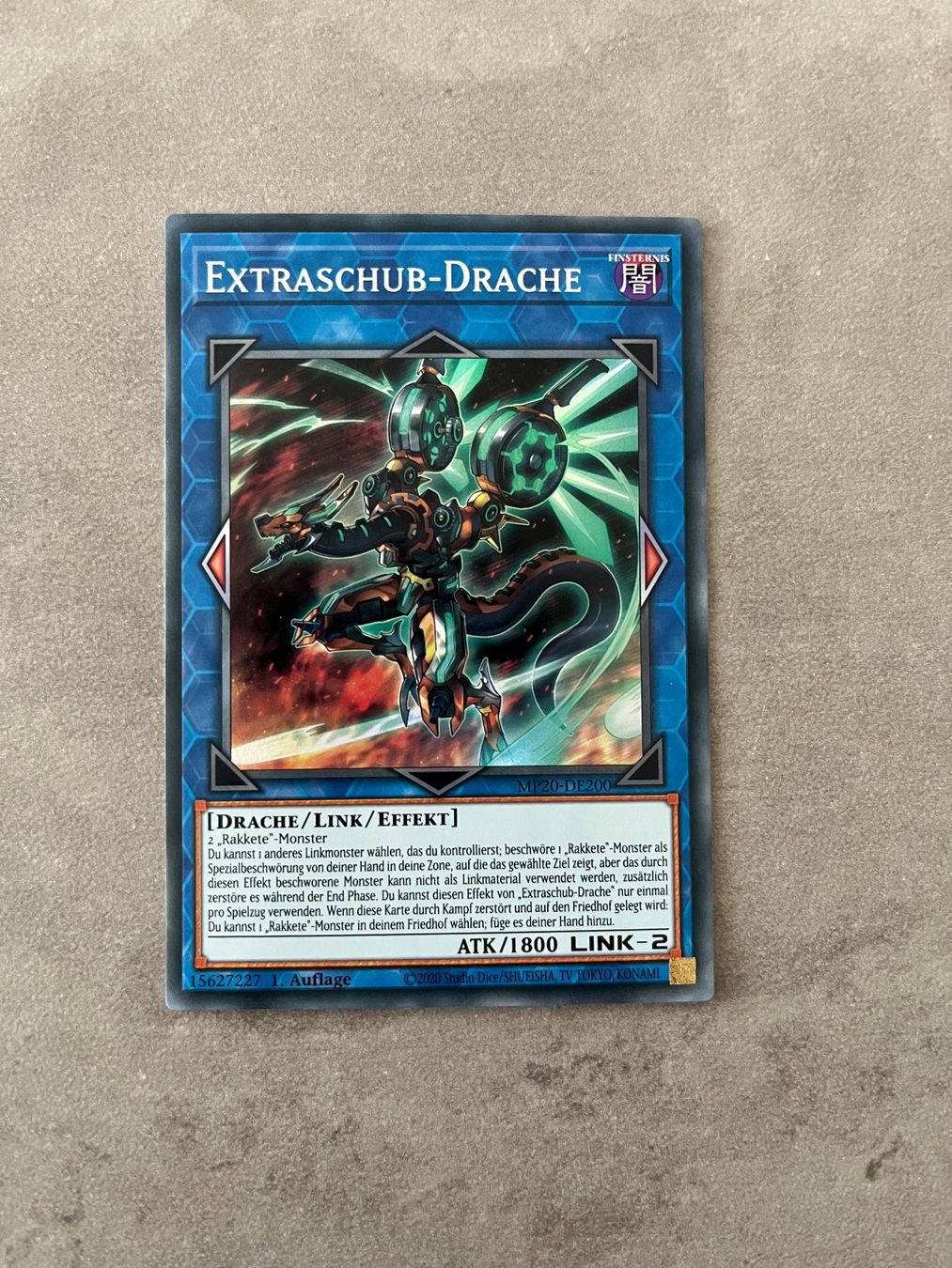 Yugioh Carte collezionabili: Extraschub-Drache (MP20-DE200), Super Rare – Usato da Gränichen venduto da Pauli94