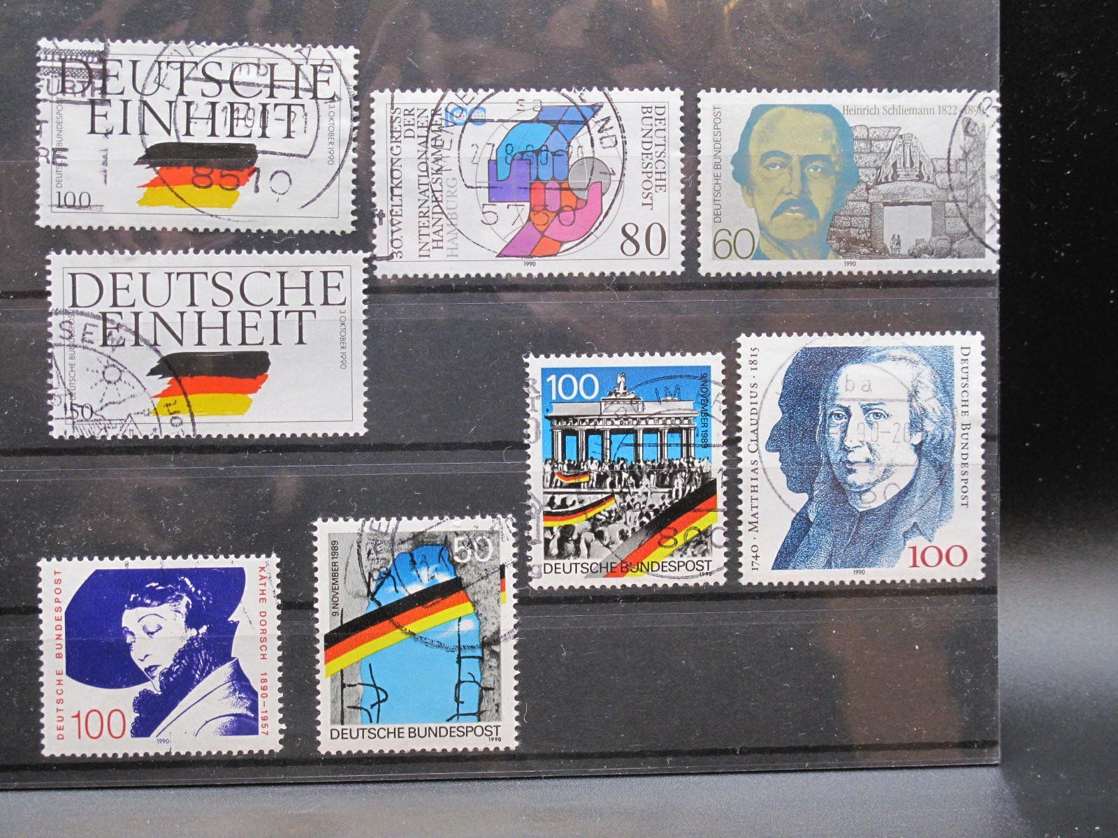 Alle Briefmarken: BRD 1990 Weltkongress / Kathe Dorsch gest – Gebraucht aus Wil SG von fva01