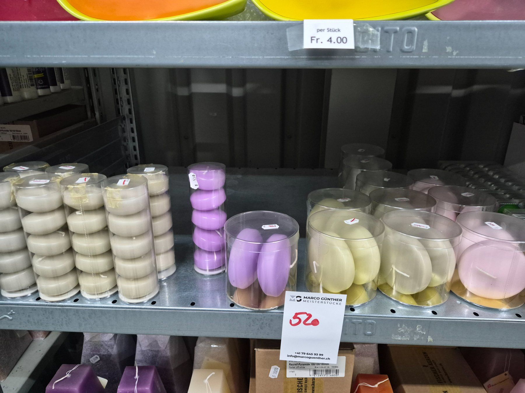 Candele: 520 Posten Kerzen aus Liquidation – Nuovo (secondo la descrizione) da Derendingen venduto da Meisterstuecke