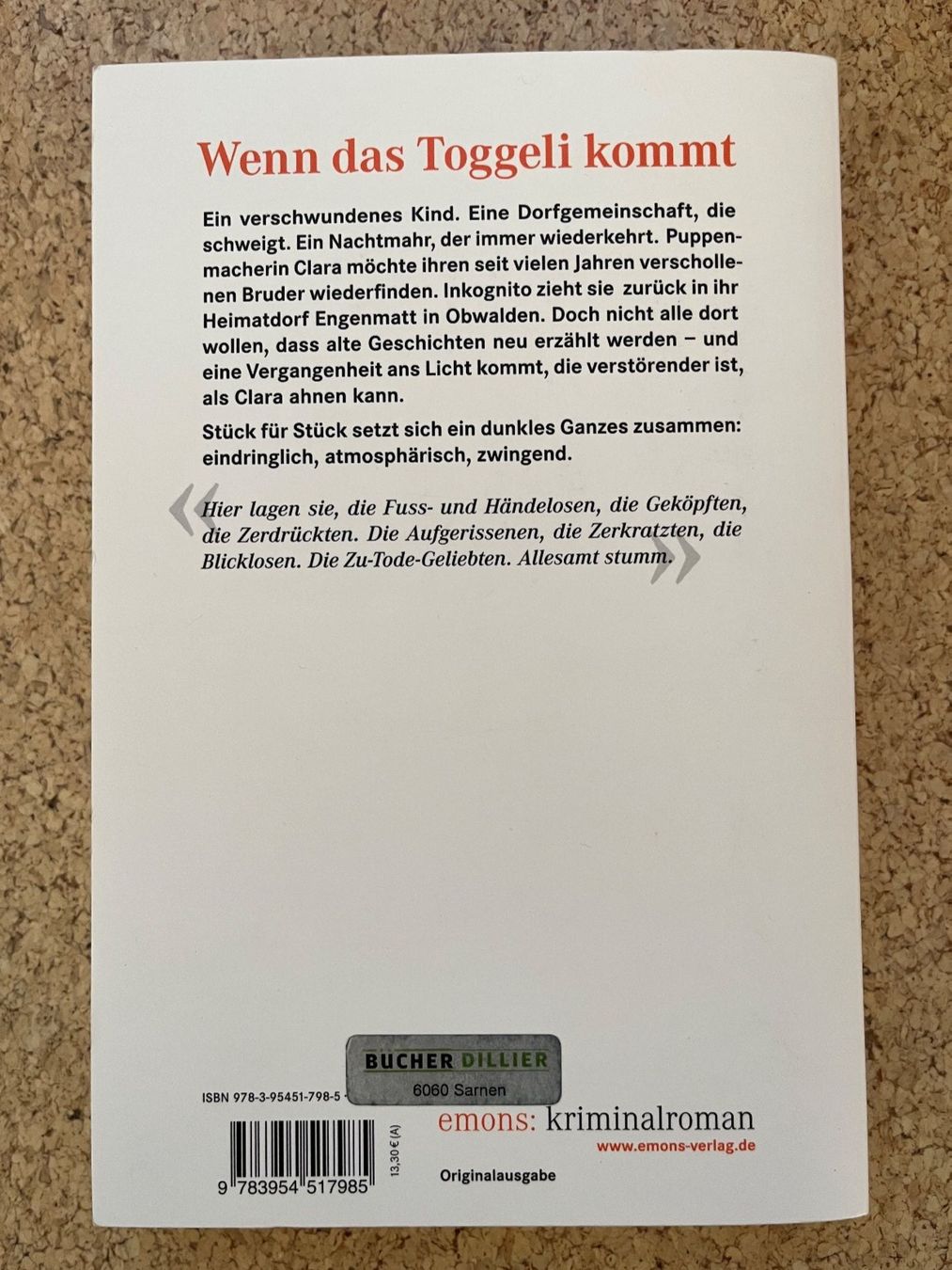 Libri: Taschenbuch "Weibersterben", Julia Koch – Usato da Grosswangen venduto da Vita500 1