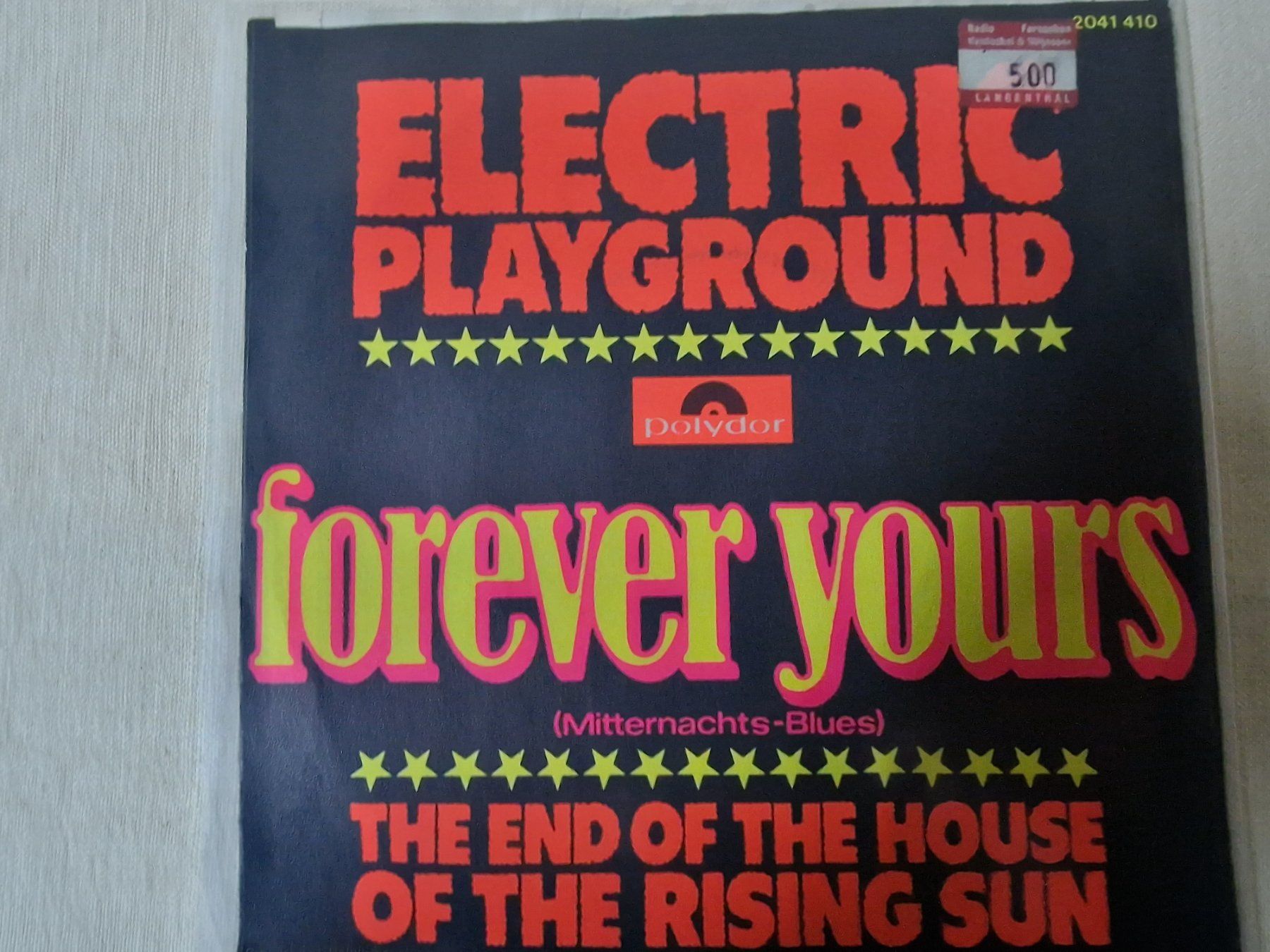 Dischi in vinile: Electric Playground Single – Forever Yours – Usato da Root venduto da atelier22 1