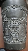 Alter Zinnbecher mit der Kathedrale von Metz, siehe Fotos!!!