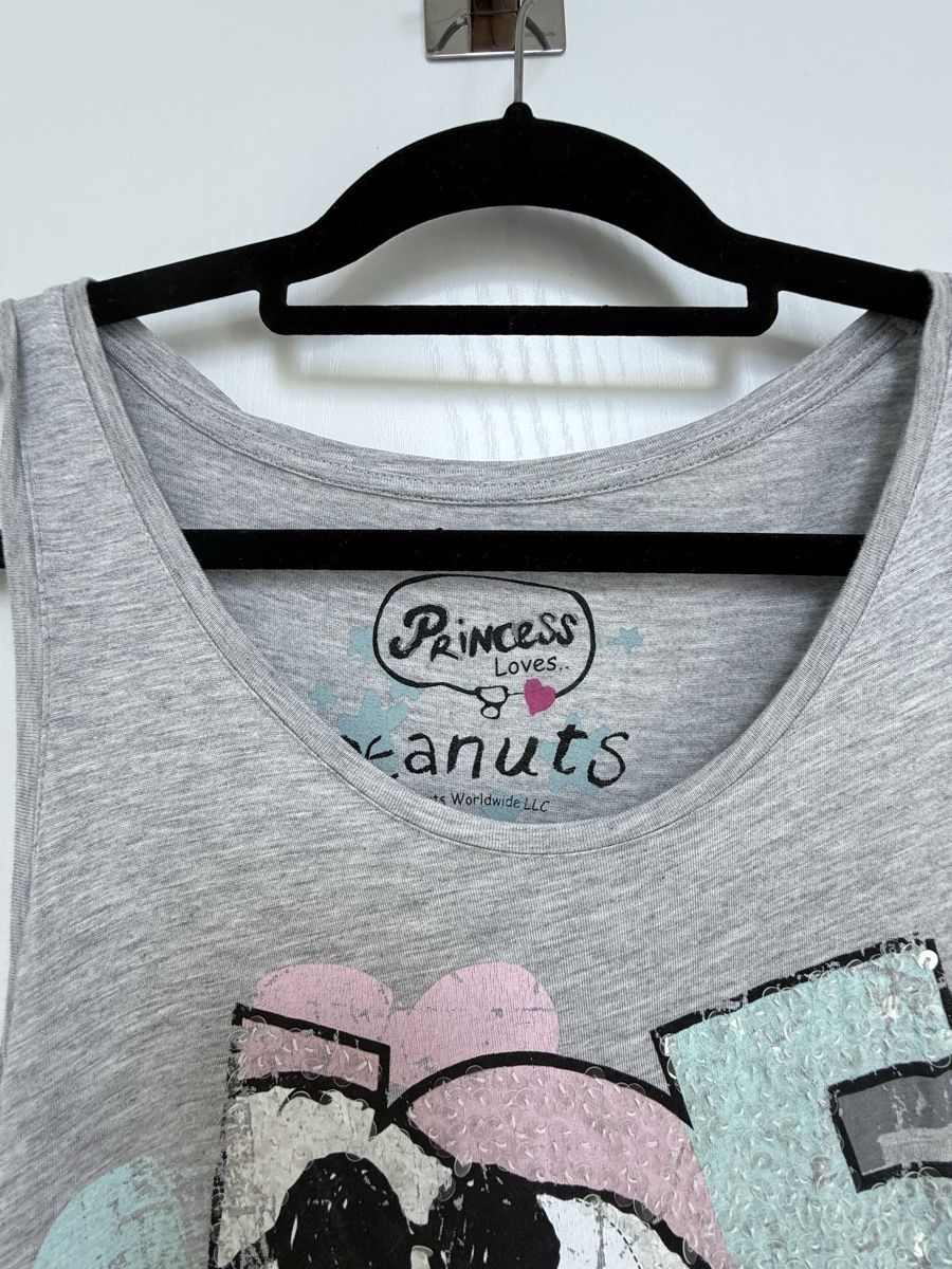 Princess goes hollywood T-shirt: PRINCESS loves Peanuts Long-Shirt – Nuovo (secondo la descrizione) da Buchs ZH venduto da KittyInStyle 1