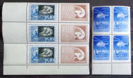 CCCP: 1960 timbres aériens 60 k, 1967 exp. phil. 20 k, **