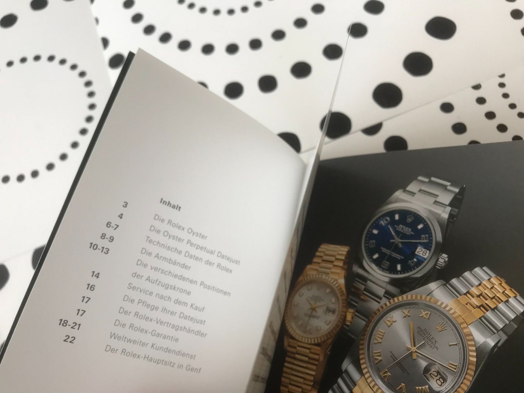 Documenti: ROLEX DATEJUST - OPERATING INSTRUCTIONS - DE 1999 !!! – Usato da Epalinges venduto da dream-watch 1
