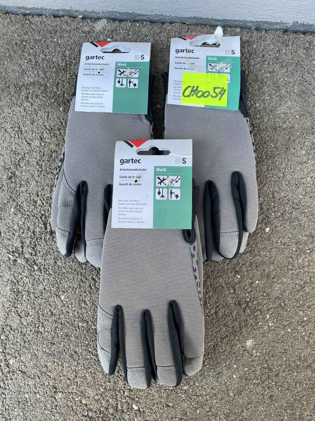 Handschuhe & Handstulpen: Gartec Arbeitshandschuhe, Gr. S, Neu, 3 Stk, Top Angebot – Neu und originalverpackt aus Wängi von LiqKojote 1