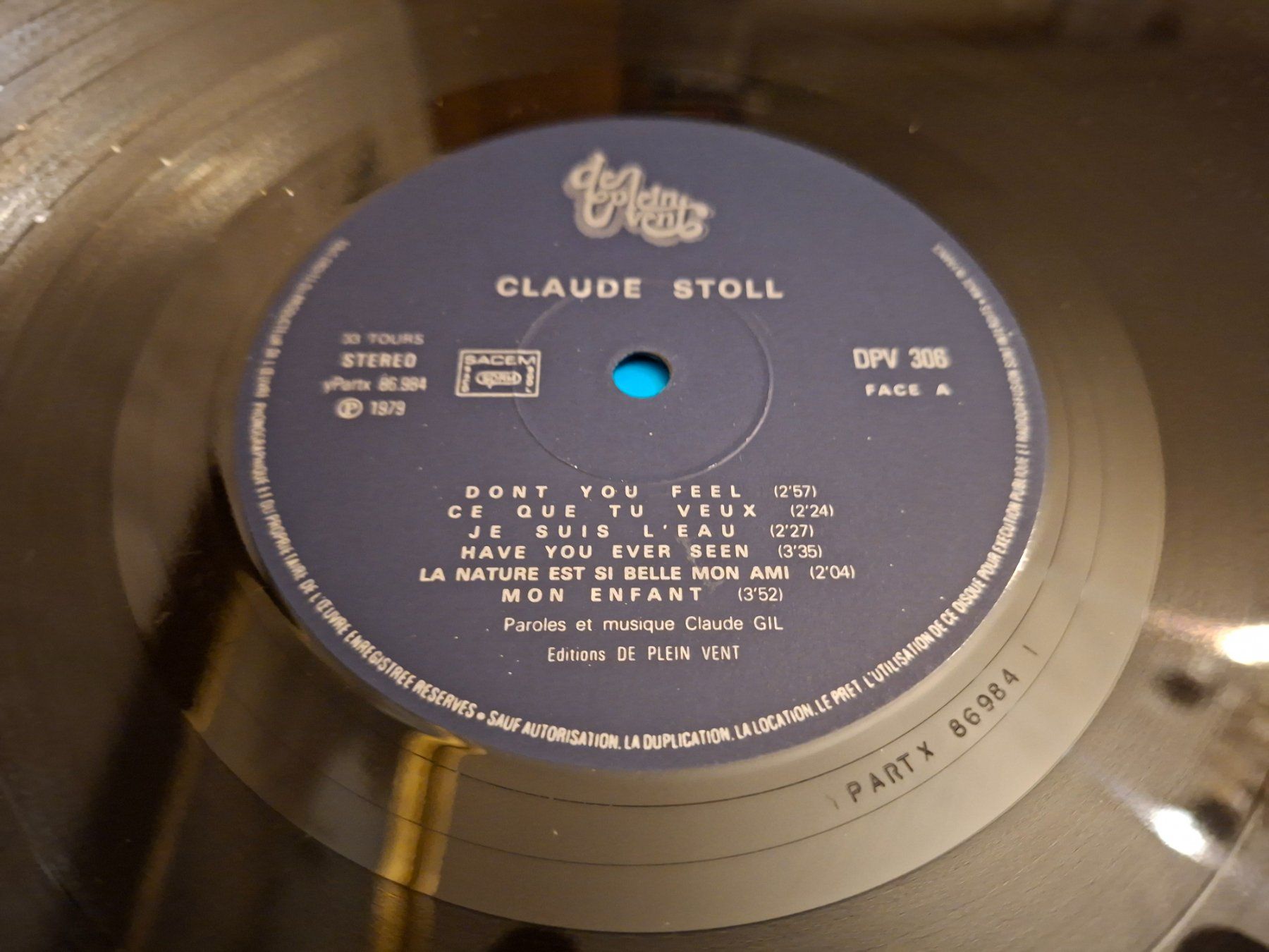 Dischi in vinile: Rare LP - Claude Stoll - Disco/Funk - Dédicacé – Usato da Bernex venduto da Wannabehasbeen01 3