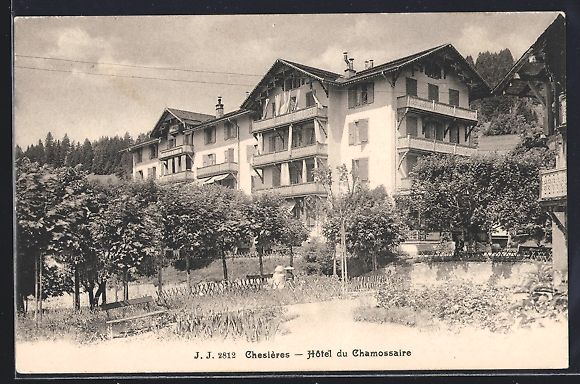 Ansichtskarten: AK Chesières, Hotel du Chamossaire – Gebraucht aus Berlin von bartko-reher