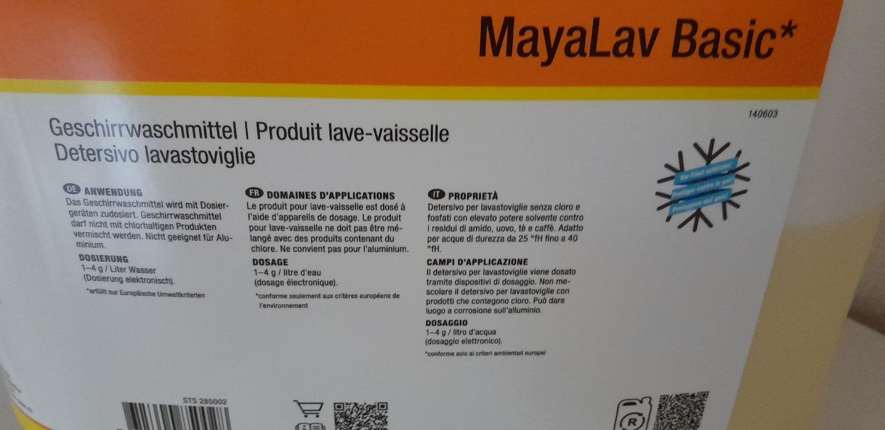 Accessori per altri veicoli: MayaLav Basic Geschirrwaschmittel, Kanister halb voll! – Usato da Windisch venduto da Hasel42 1