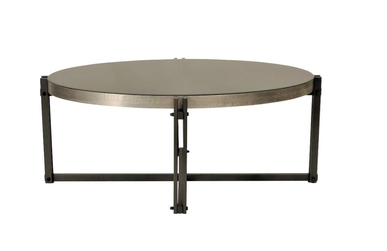Tische: Couchtisch Industry Metall/Glas – Gebraucht aus Wallisellen von kingschair 1