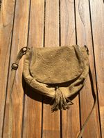 Sac bandoulière vintage en daim