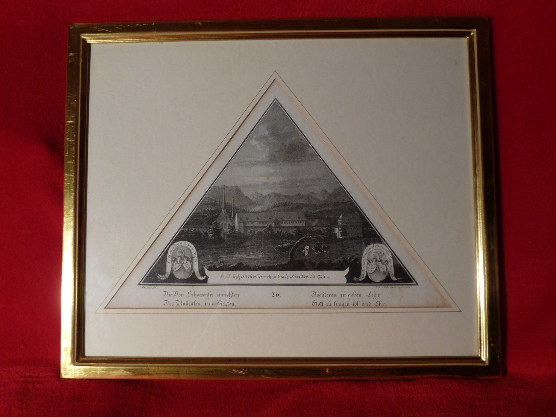 Grafiken & Lithographien: Lithografie Kloster Rathausen, Luzern – Gebraucht aus Emmen von Sutim2005
