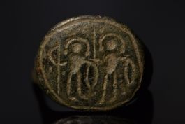 Mittelalter Ringkopf aus Bronze 10.–12. Jahrhundert