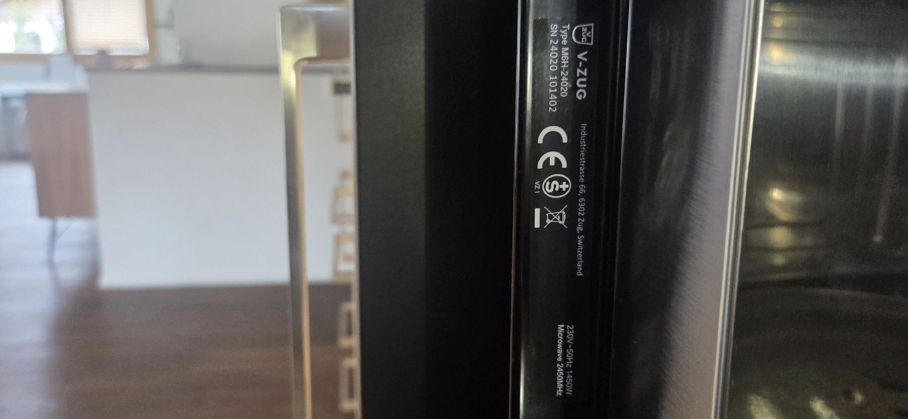 V-Zug Forni: Four à micro-ondes V-Zug Miwell V600 blanc – Usato da St. Silvester venduto da -JeB- 4