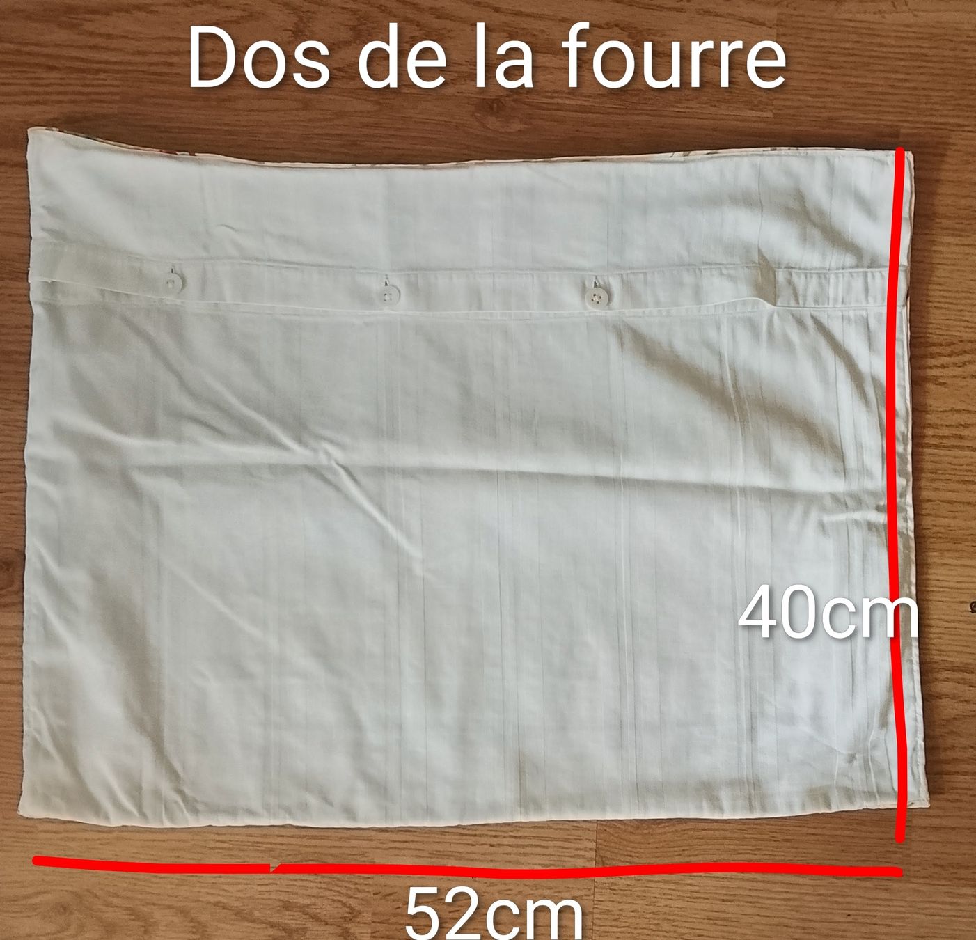 Biancheria da letto: Lot de 2 fourres de coussin – Usato da Couvet venduto da fat_kyl7 2