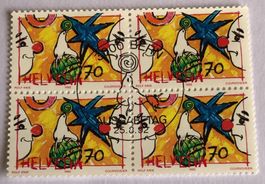 4 er Block Nr.833 mit Vollstempel Bern