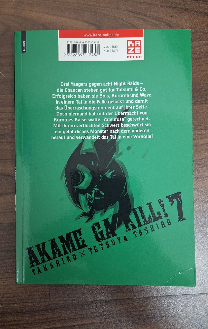Comics: Akame Ga Kill Band 7 – Neu (gemäss Beschreibung) aus Engelburg von ar_6p0 1