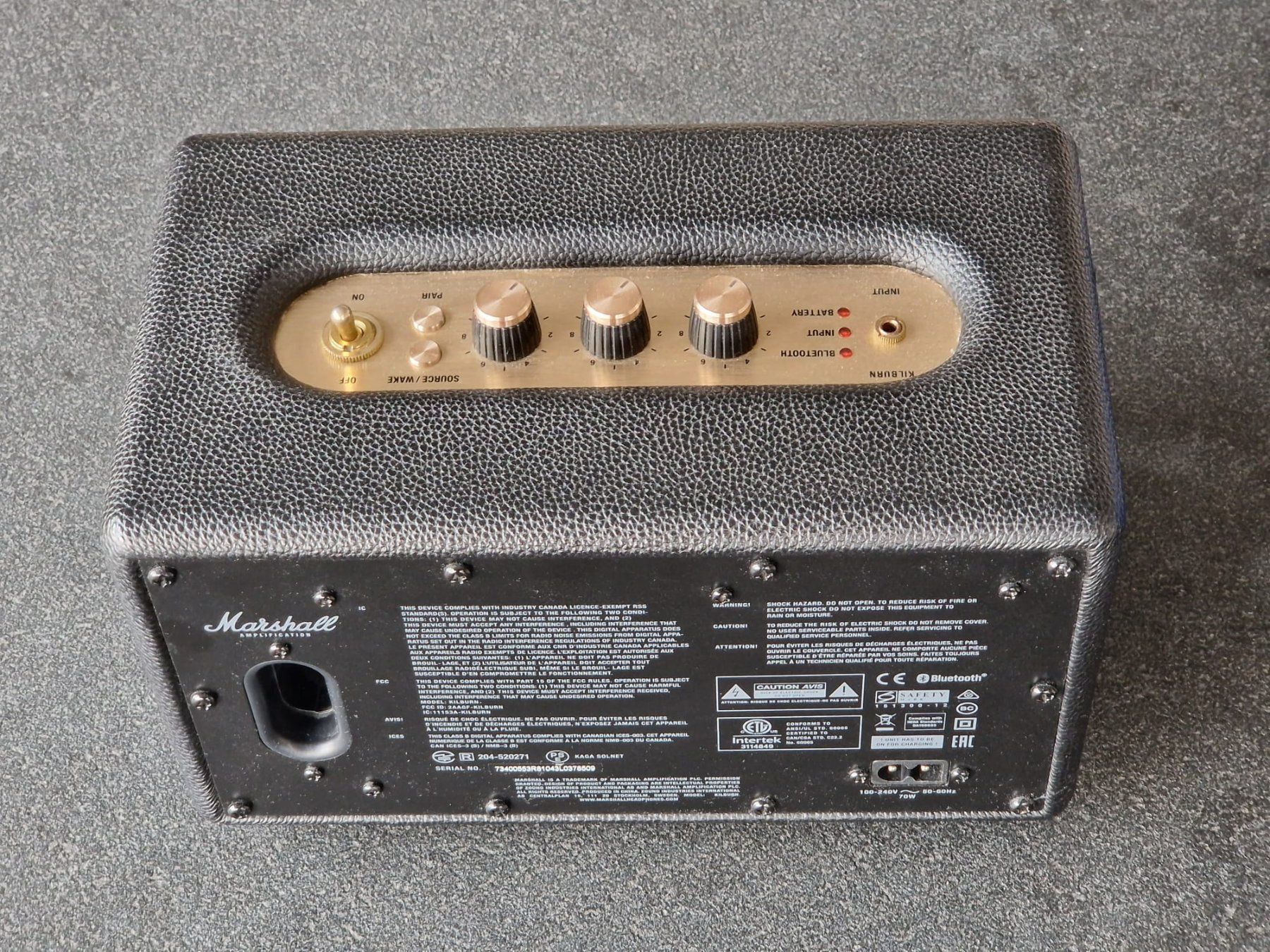 Marshall Casse acustiche: Marshall Kilburn  Bluetooth Lautsprecher Schwarz – Usato da Ruswil venduto da Humubobojeje 1
