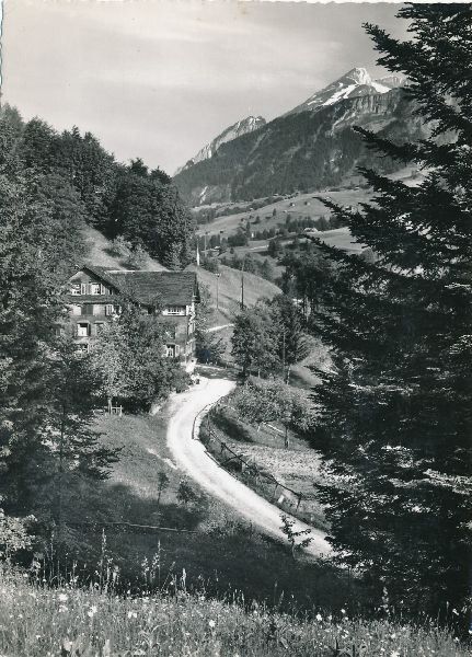 Ansichtskarten: Grabserberg - Kurhaus-Bad + 1956 – Gebraucht aus Emmenbrücke von teestube