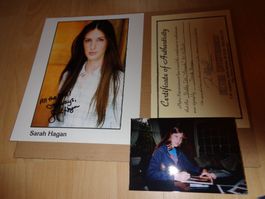 Autogramm Sarah Hagan Handsigniert
