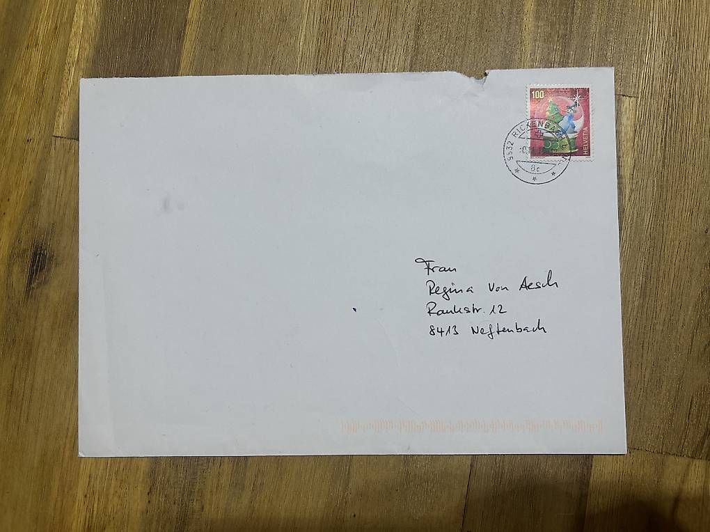 Tutti i francobolli: Schweiz Brief mit Einzelmarke 100 Rp – Usato da Elgg venduto da mel_72b9
