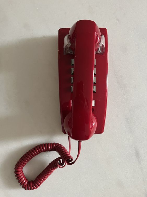 Retro Wandtelefon Rot Vintage Look 📞 Top Zustand! (Gebraucht) in Zürich ...