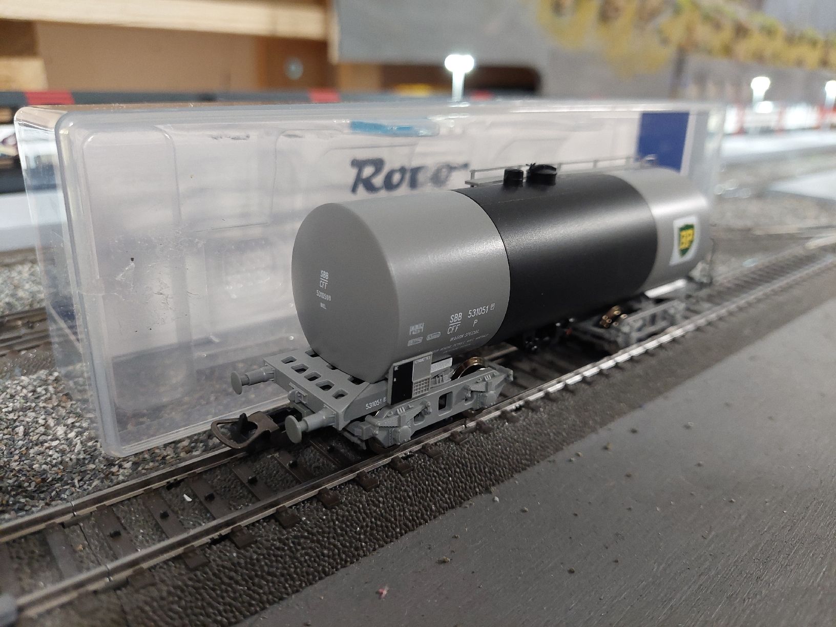 Roco Modellini di ferrovie: wagon citerne guterwagen h0 Roco DC – Usato da Broc venduto da BoBo11108SE 2