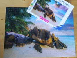 Puzzle Seychellen 1000 Teile Ravensburger komplett!
