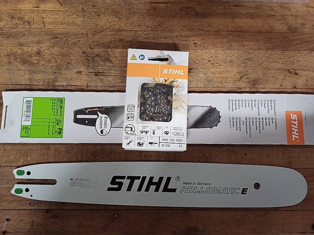 30cm Carving Schwert 1/4" Kette Für Stihl 017 MS 170 Guide Bar Chain Schiene E - Foto 10
