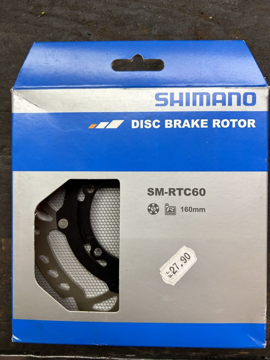 Shimano Pezzi di ricambio: Bremsscheibe Shimano SM-RTC60 160mm – Nuovo e nell'imballaggio originale da Basel venduto da Nyarlatothep