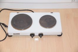 Kochplatte 2-Platten KOENIG weiss gebraucht