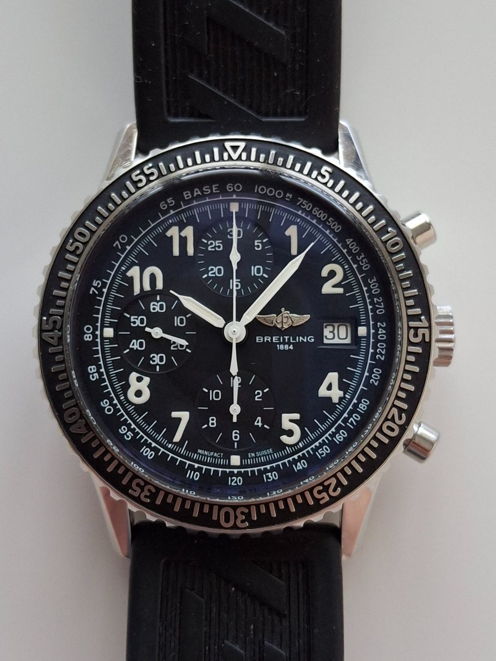 Breitling Orologi: Breitling Aviastar Navitimer Automatic A13024 Chrono, Ø 42mm – Usato da Ebikon venduto da SilvioFreund 3